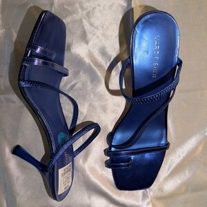 Marc Fisher Royal Blue Strappy Heels